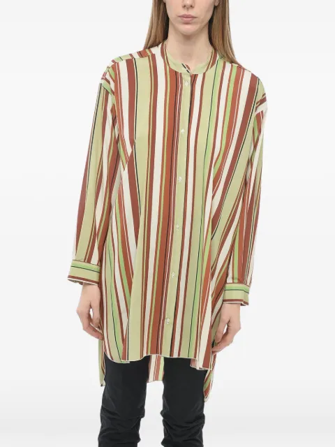 Mr.Mrs Shirt asymmetric striped blouse