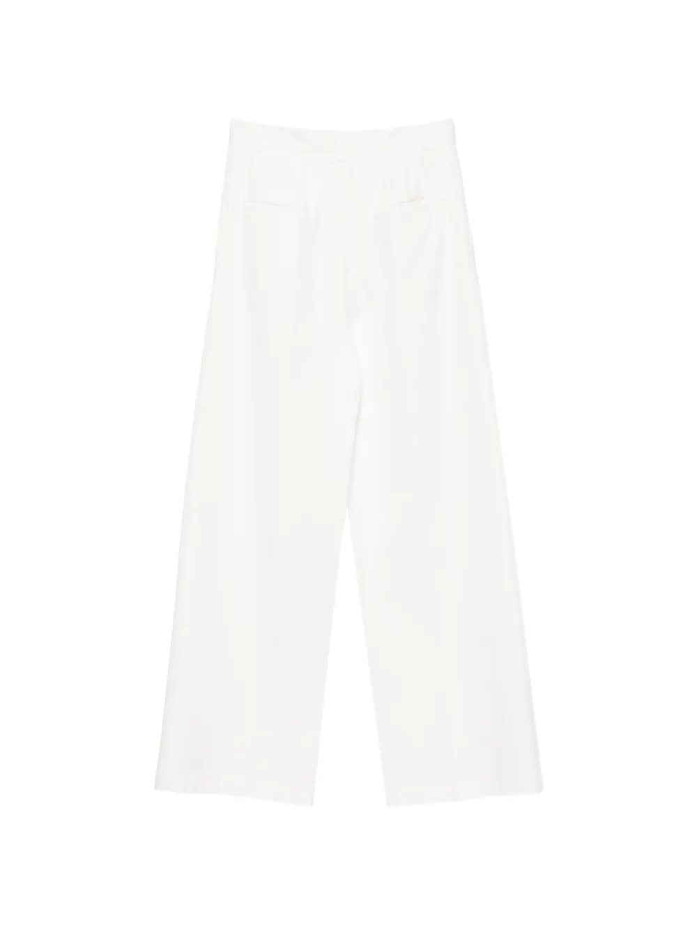 A.P.C. Plooibroek met wijde pijpen Wit