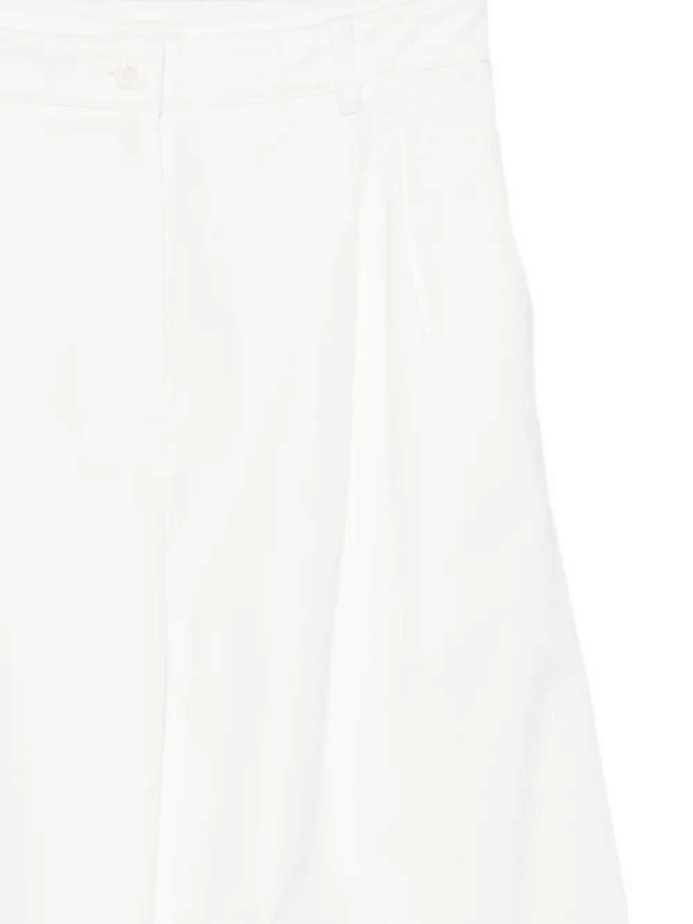 A.P.C. Plooibroek met wijde pijpen Wit