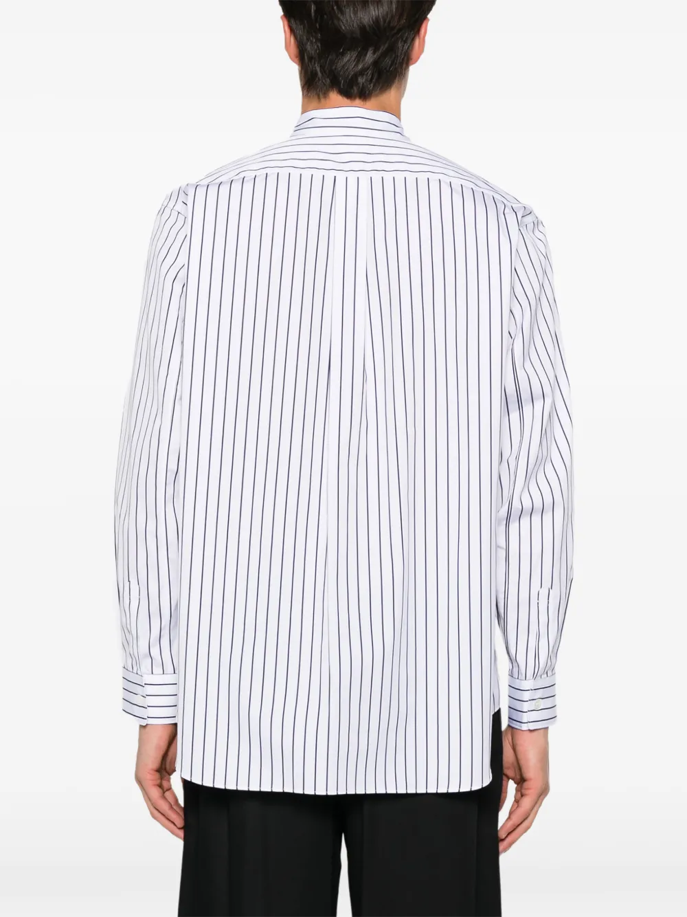 Comme Des Garçons Shirt Gestreept overhemd Wit