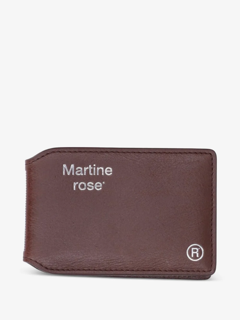 Martine Rose 로고 프린트 2단 지갑 | 브라운 | Image 1