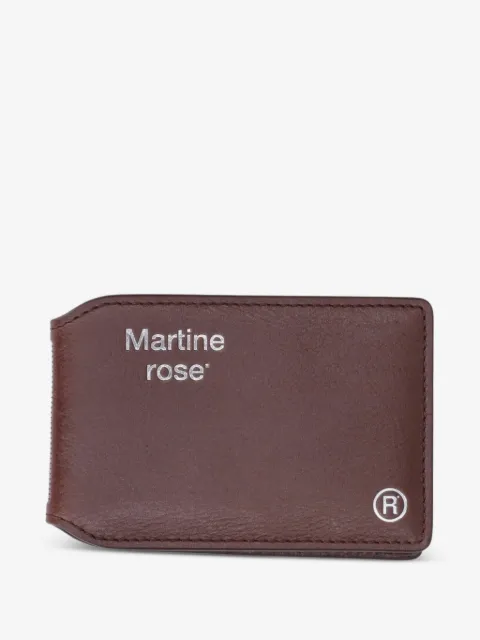 Martine Rose logo-print bi-fold wallet