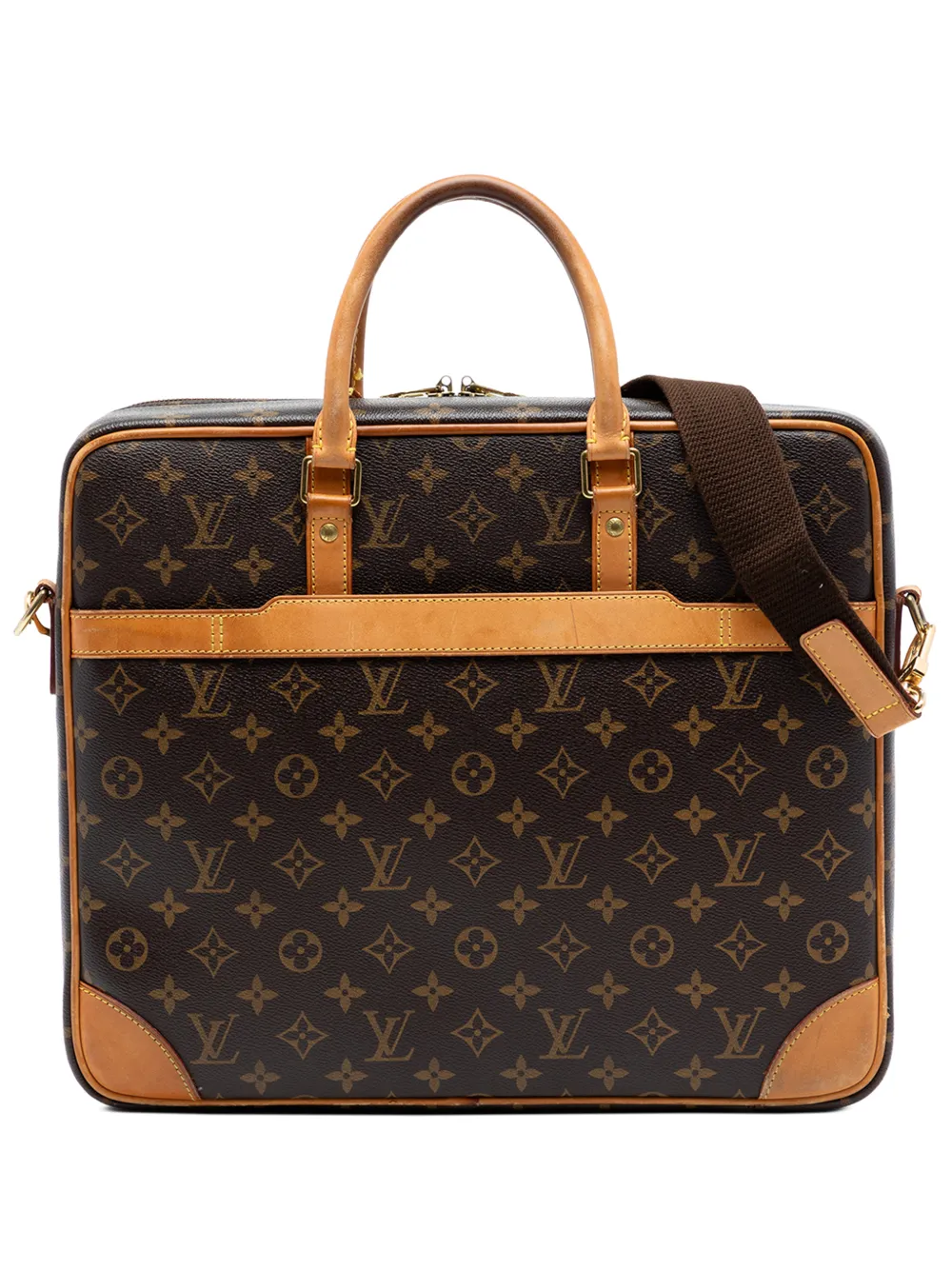 Louis Vuitton Pre-Owned 2009 Monogram Porte Documents Voyage business bag - Marrone