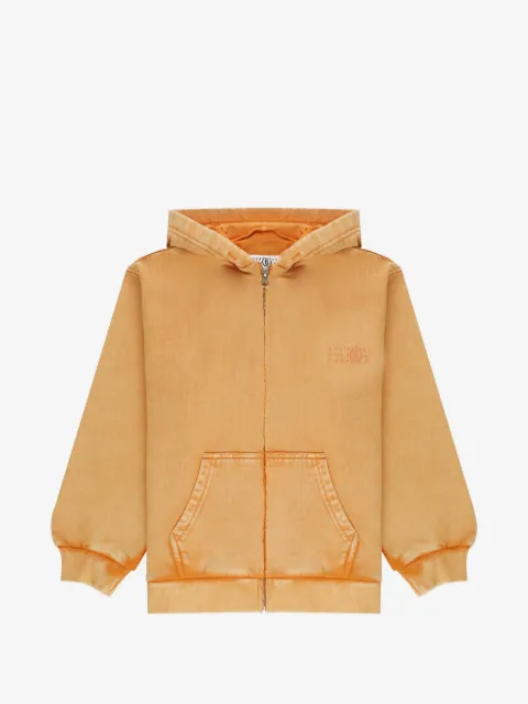 MM6 Maison Margiela sudadera con capucha y bordado numérico