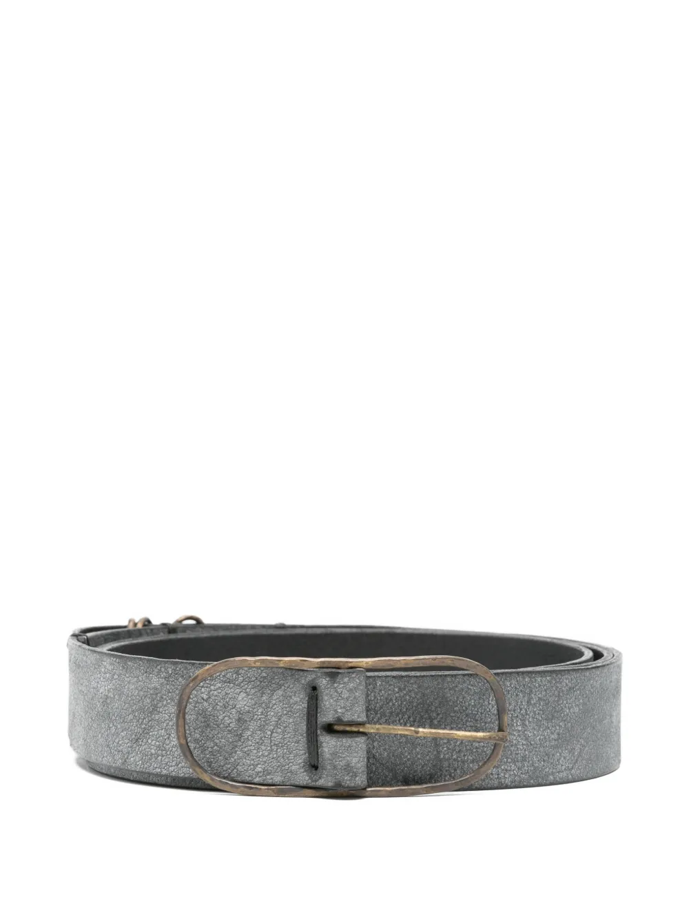 Ziggy Chen buckle-fastening leather belt - Nero