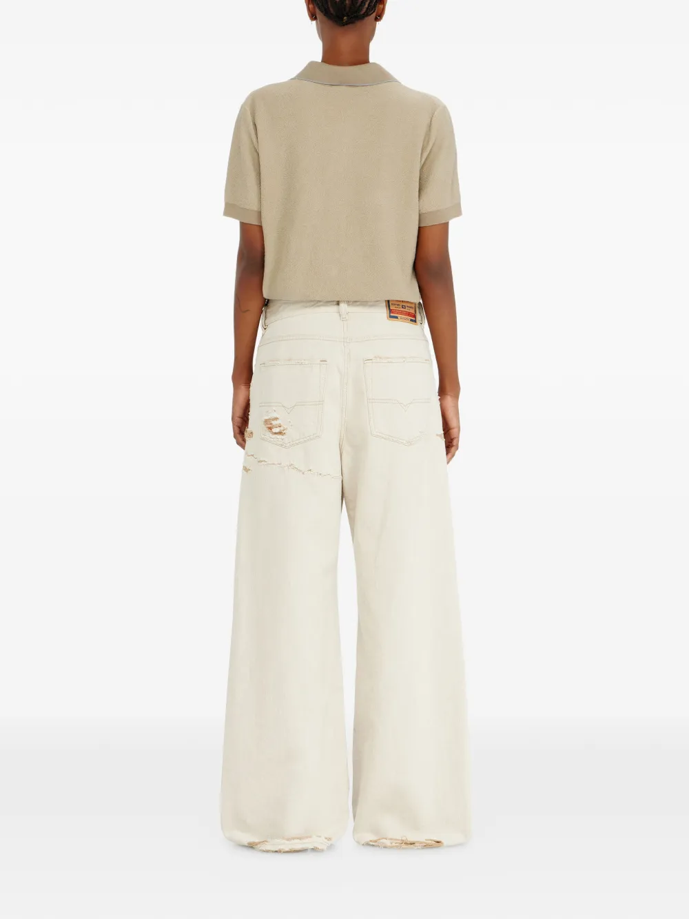 Diesel 1996 D-Sire ruimvallende jeans Beige