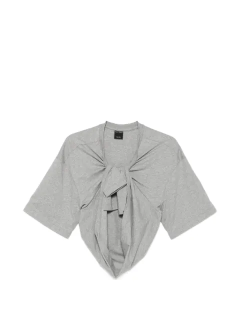 MERYLL ROGGE knot-detail cropped T-shirt