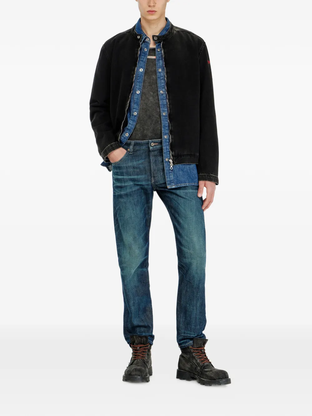 Diesel 1993 D-Vyl slim-fit jeans Blauw
