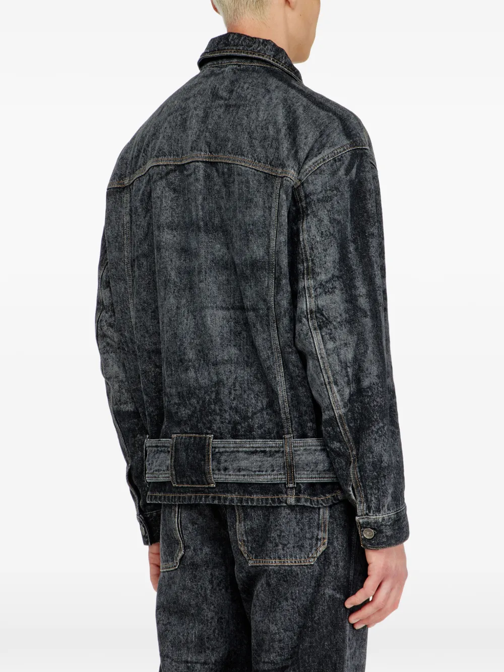 Diesel D-Valero-S denim jack Zwart