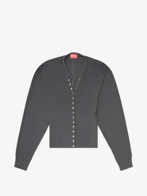 Diesel cardigan à manches chauve-souris en lyocell mélangé