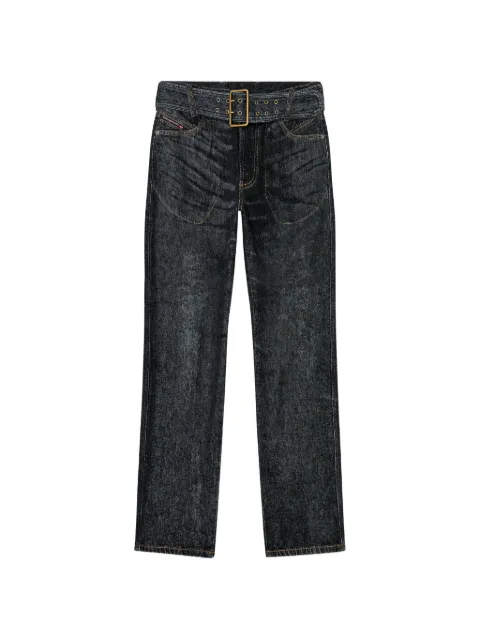 Diesel belted slim-fit jeans