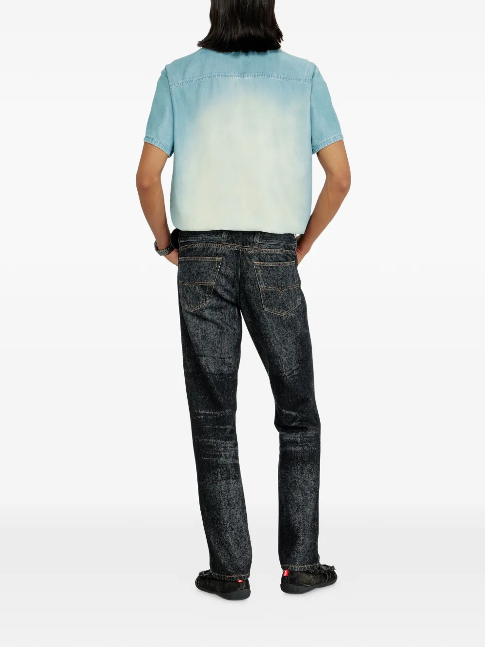 Diesel D-Villus skinny jeans met ceintuur Zwart