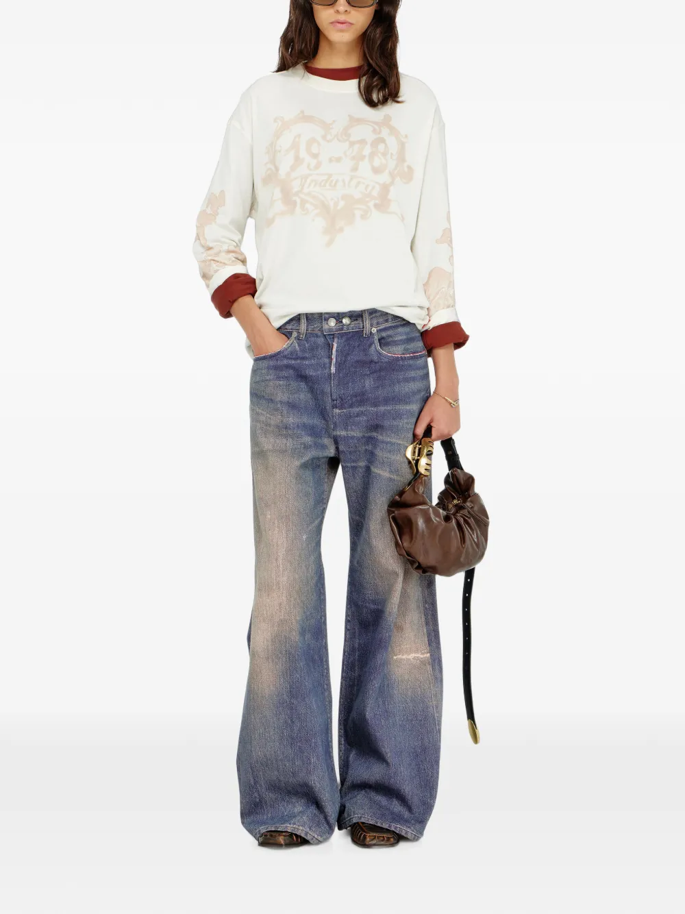 Diesel 1996 D-Sire ruimvallende jeans Blauw