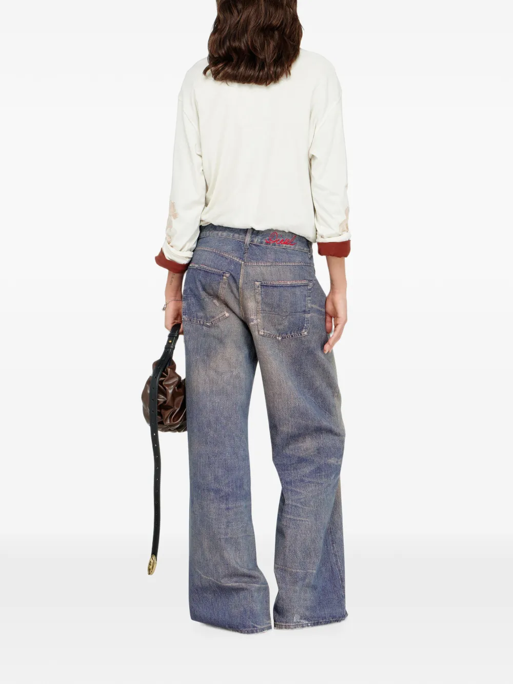 Diesel 1996 D-Sire ruimvallende jeans Blauw