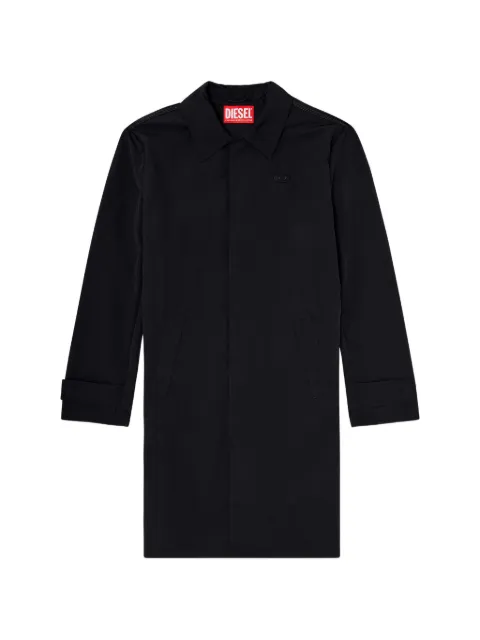 Diesel crinkled trench coat