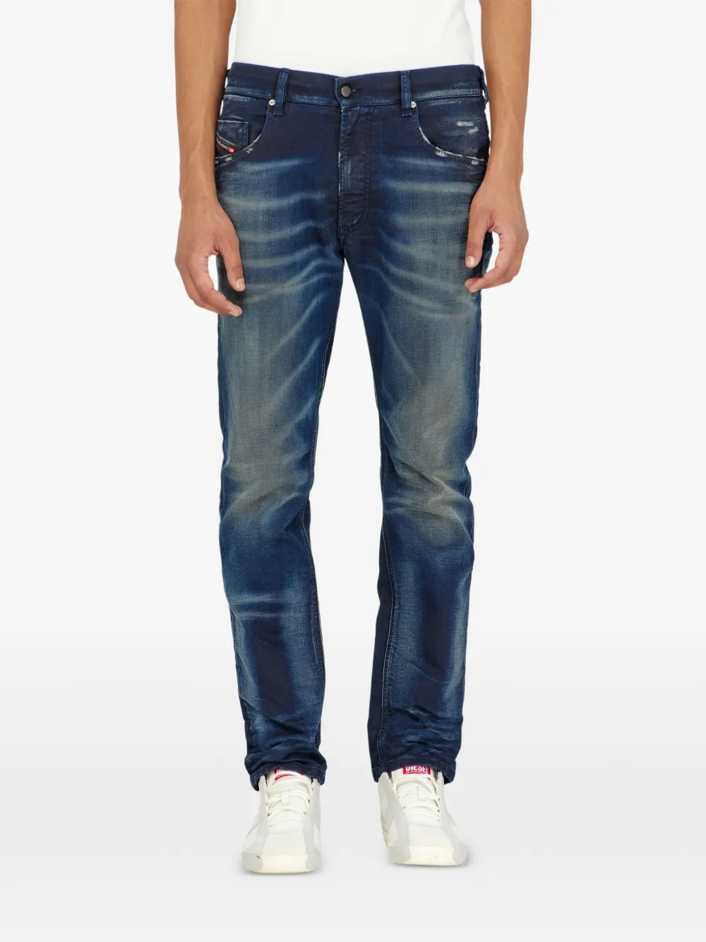 Diesel 2032 D-Krooley-BW Joggjeans jeans Blauw