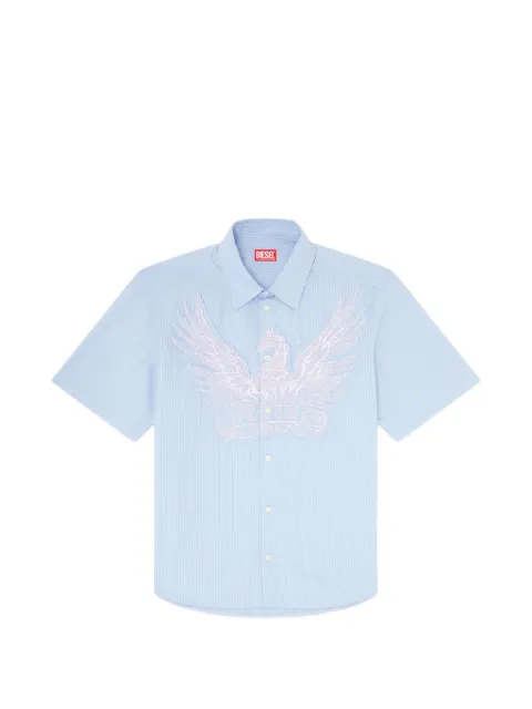 Diesel striped short-sleeve shirt