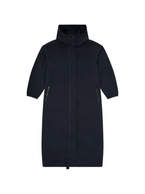 Diesel nylon trench coat with detachable hood
