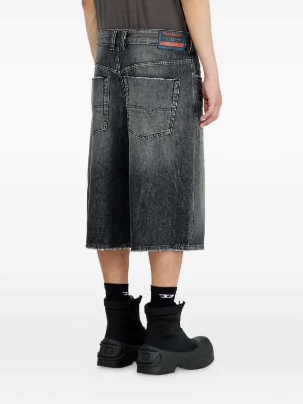 Diesel ダメージ デニムショートパンツ | グレー | FARFETCH JP