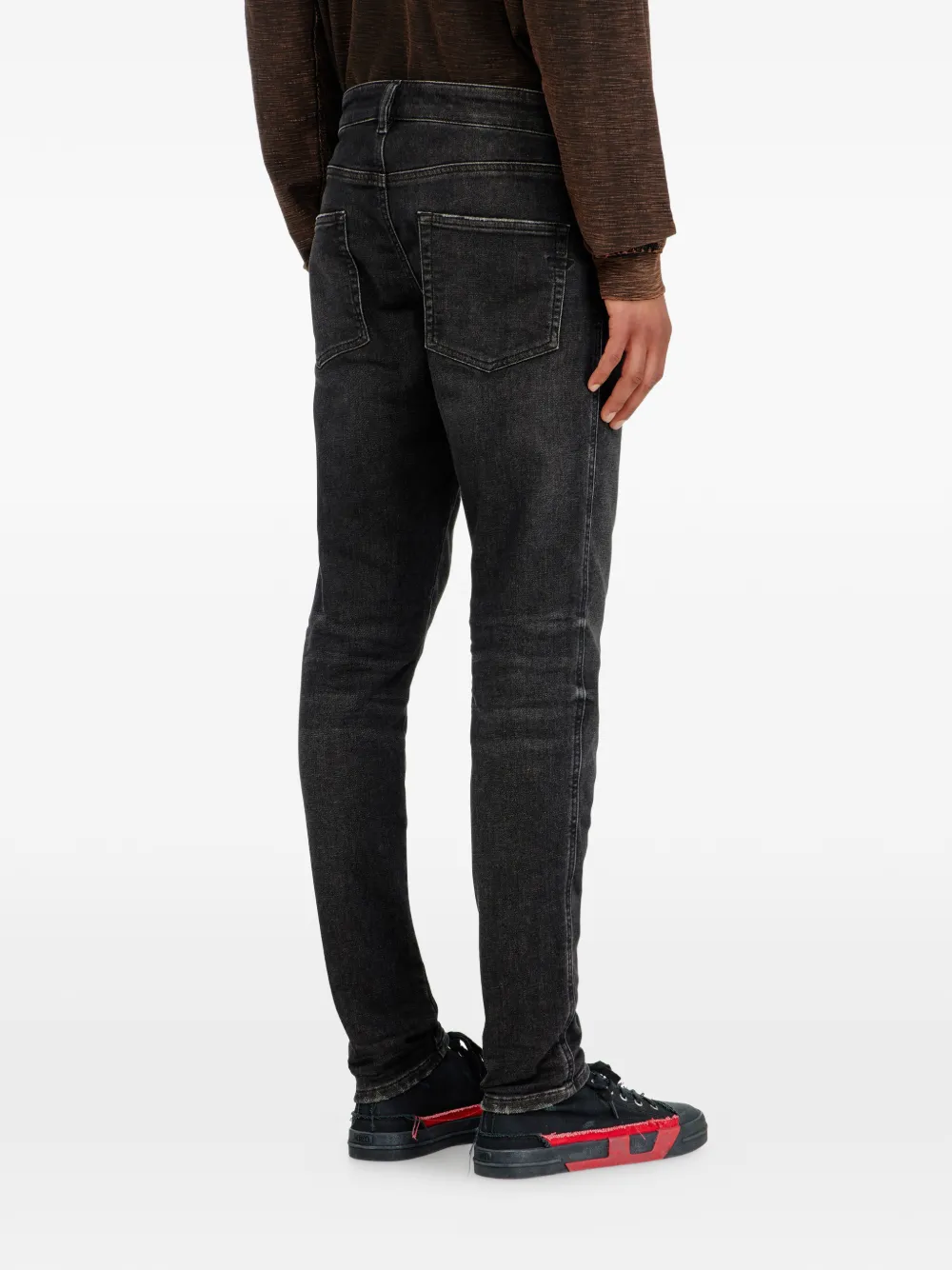 Diesel 2062 D-Strukt Joggjeans slim-fit jeans Zwart