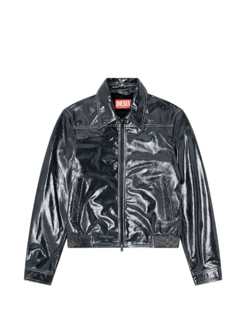 Diesel patent-leather jacket