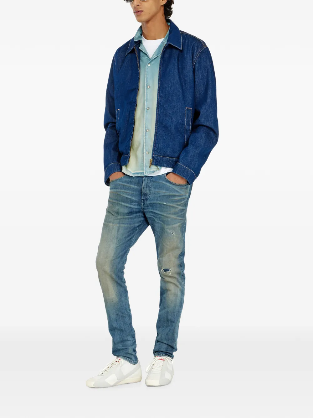 Diesel 2062 D-Strukt Jogg Jeans 09P98 jeans Blauw
