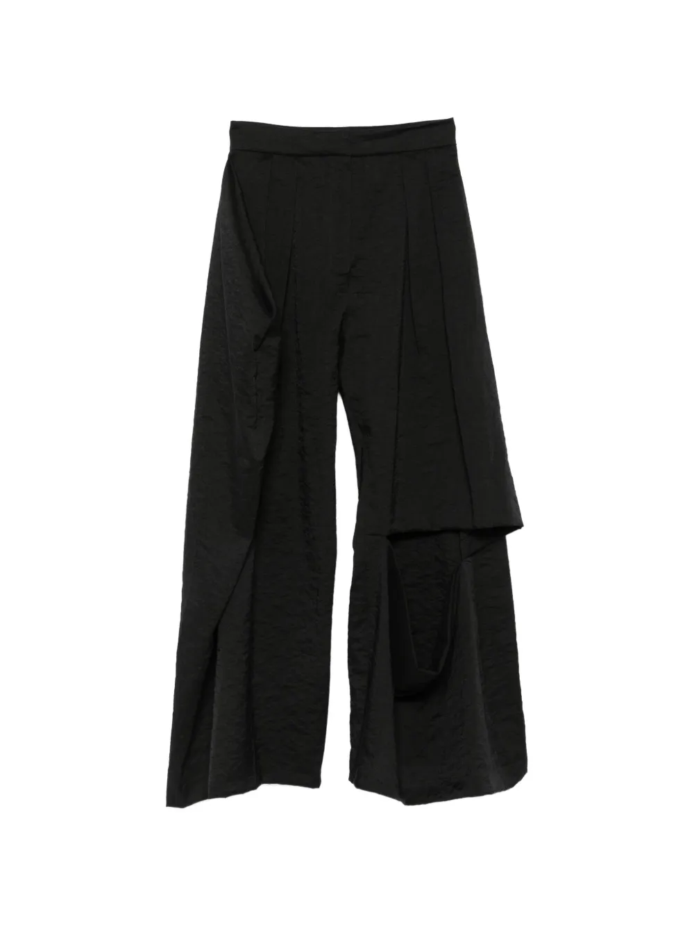 A.W.A.K.E. Mode pocket draped palazzo pants - Nero