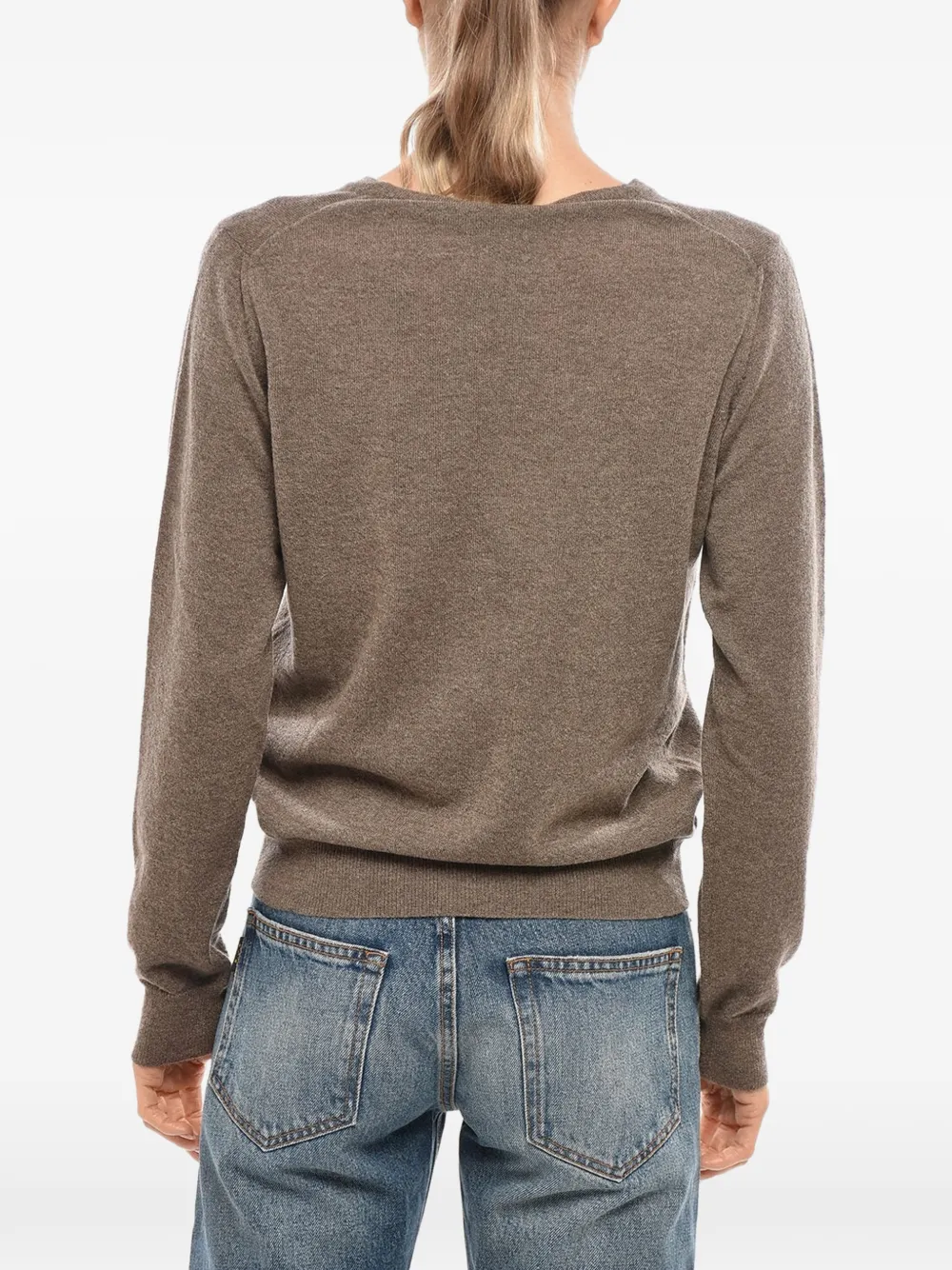 Malo crew-neck long-sleeve sweater Bruin