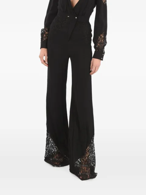 Philipp Plein lace-panelled V-neck jumpsuit