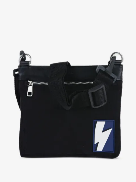 Neil Barrett logo-patch shoulder bag