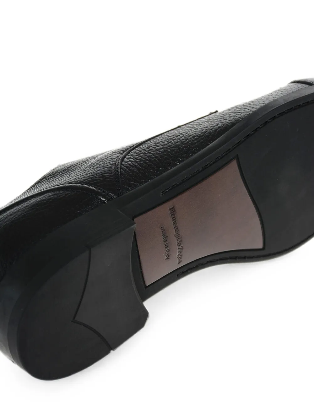 Zegna textured lace-up derby shoes Zwart