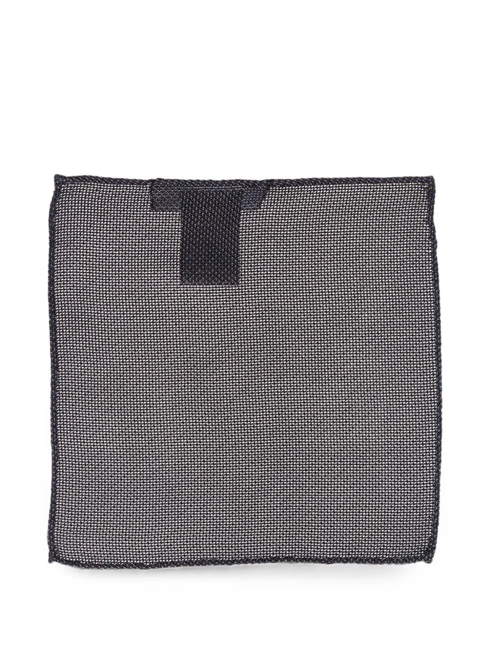 DSQUARED2 open-knit silk pocket square - Blau