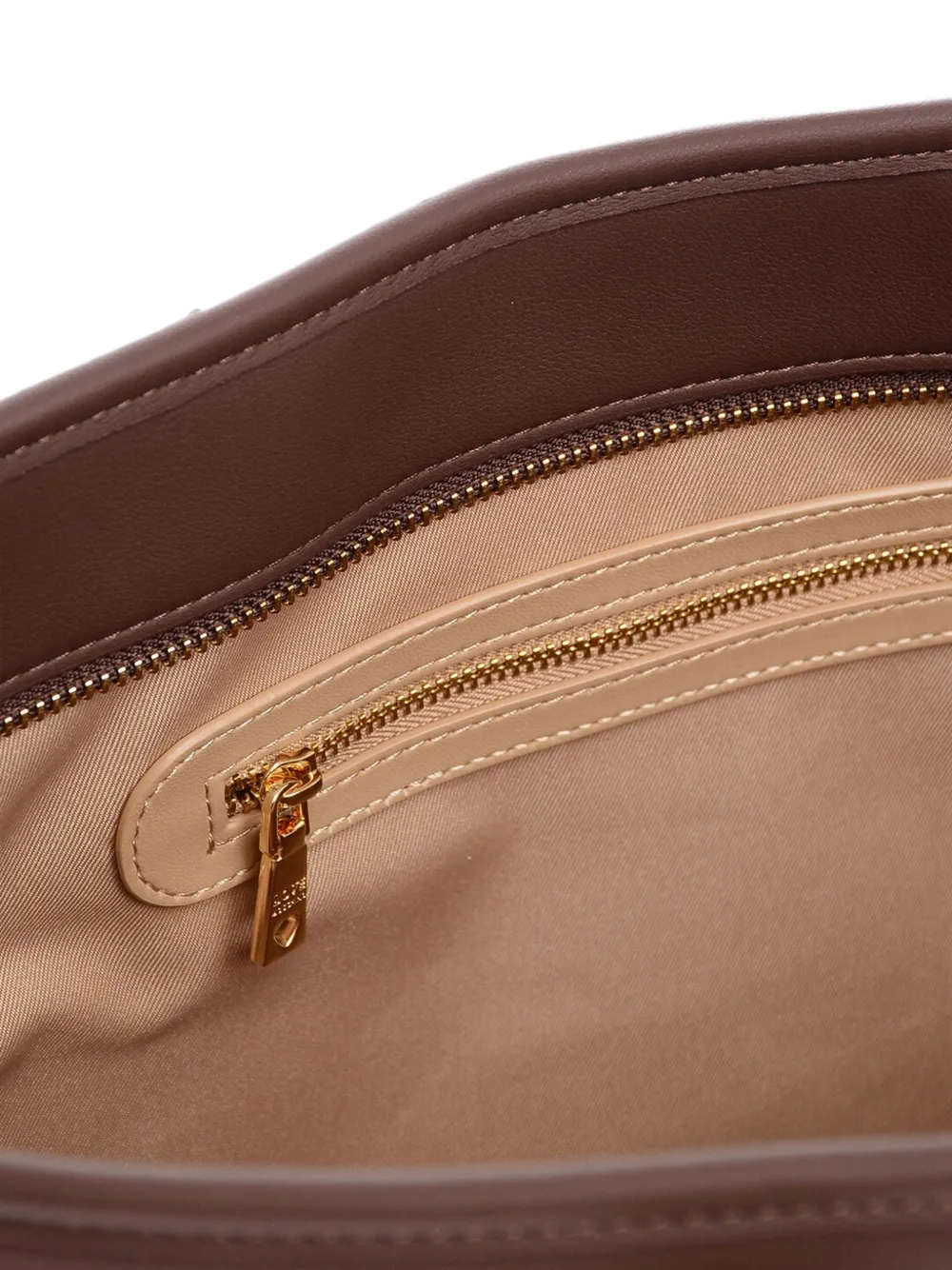 Love Moschino Shopper met logo Bruin