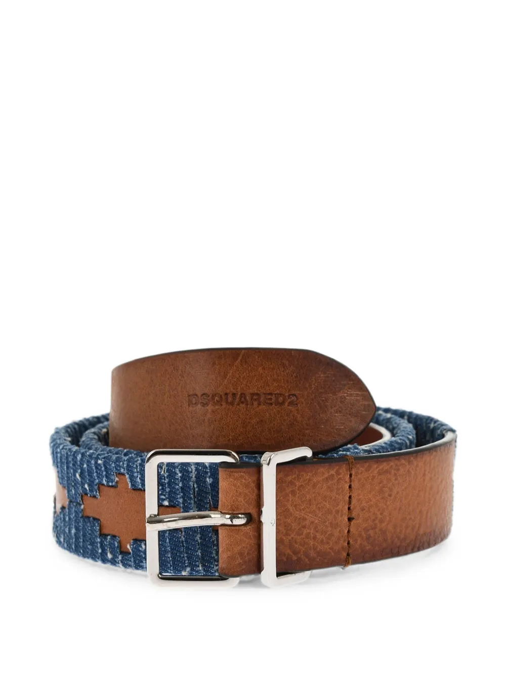DSQUARED2 leather belt - Blue