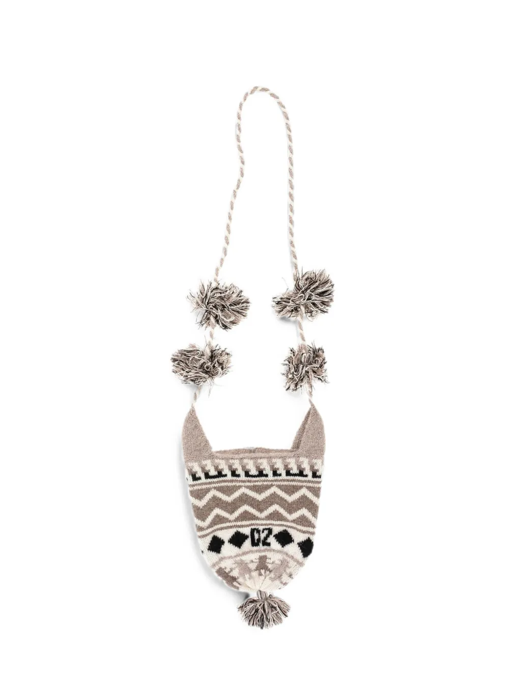 DSQUARED2 logo-detail shoulder bag - Grau