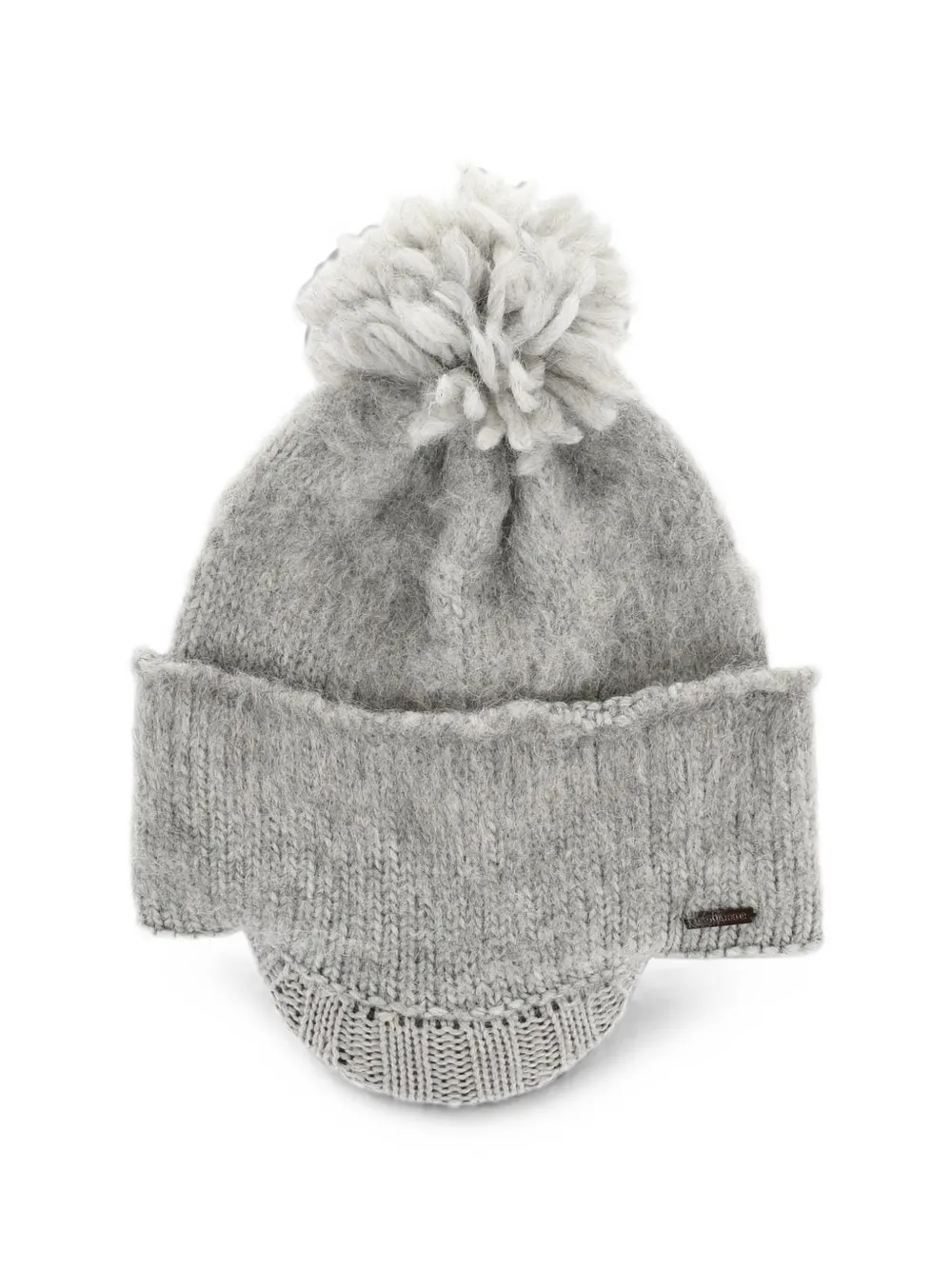 DSQUARED2 pom-pom beanie hat - Grau