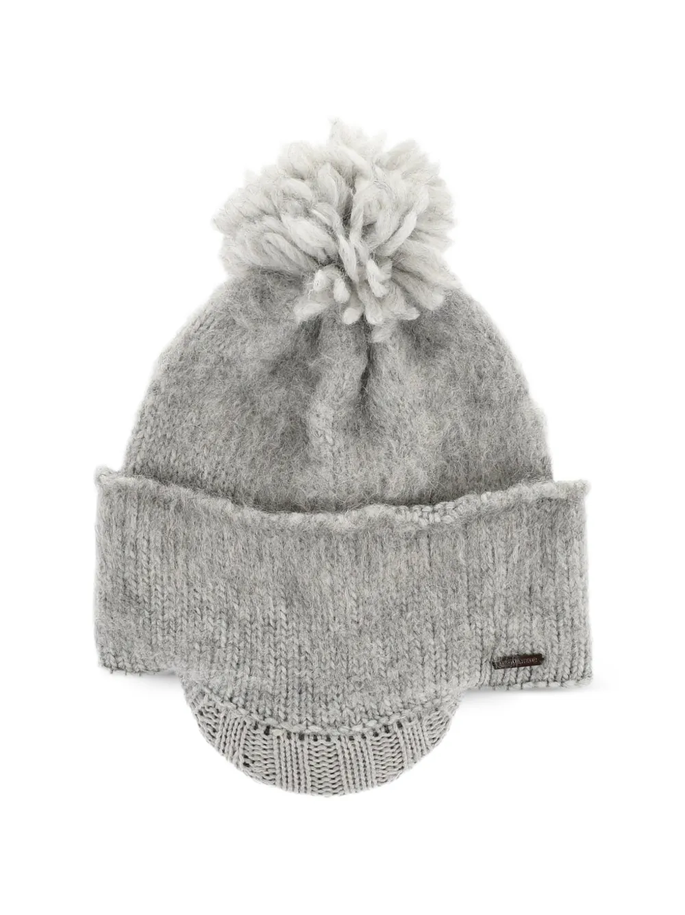 DSQUARED2 pom-pom beanie hat - Grau