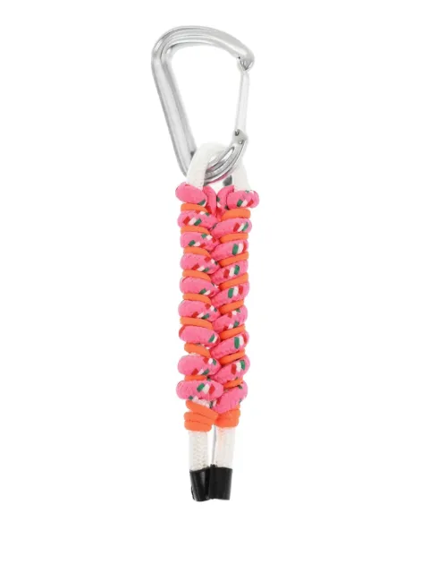 DSQUARED2 maxi-carabiner braided keyring