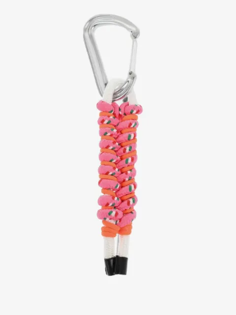 DSQUARED2 maxi-carabiner braided keyring
