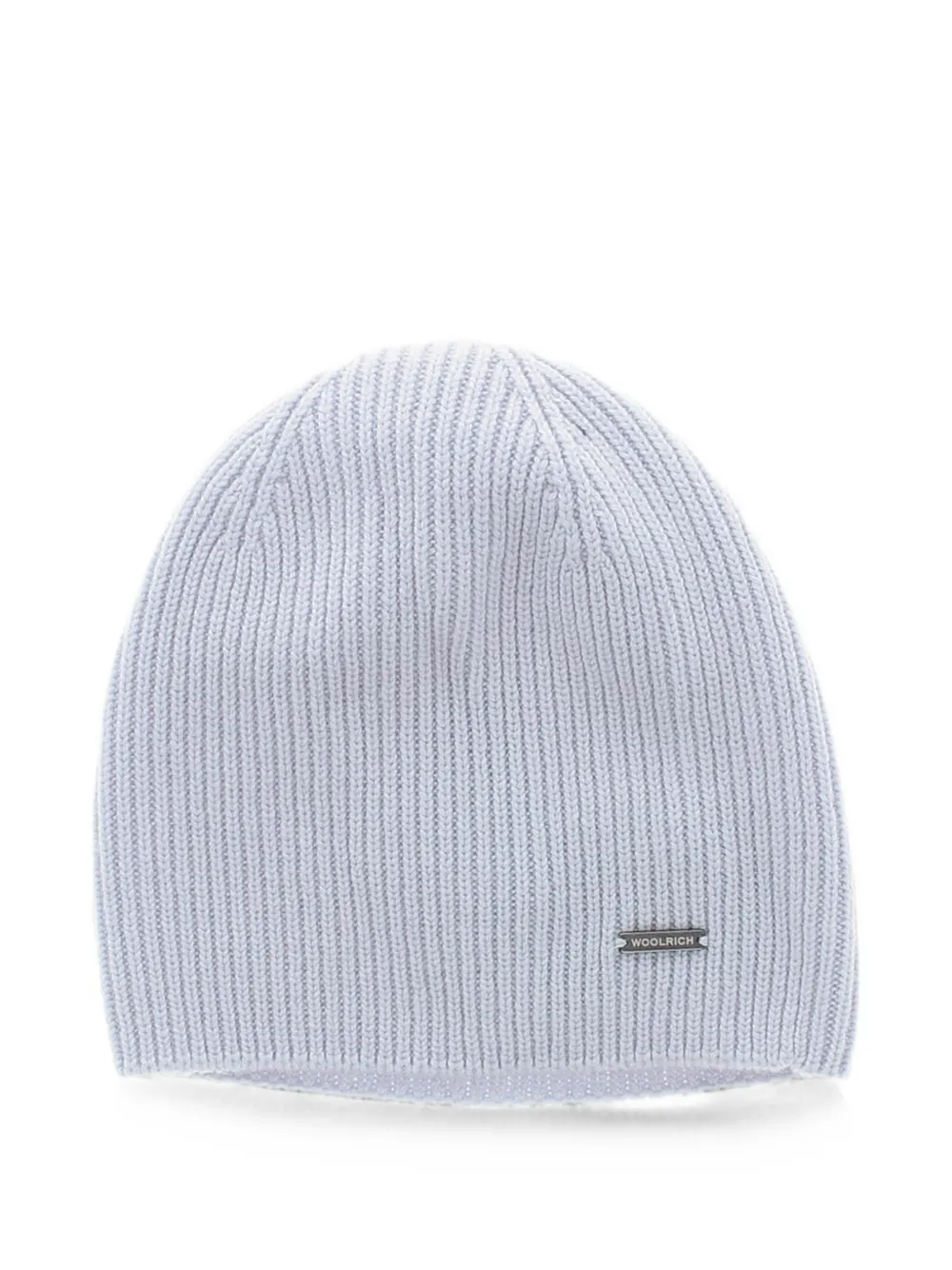 Woolrich ribbed-knit cashmere beanie hat - Blau