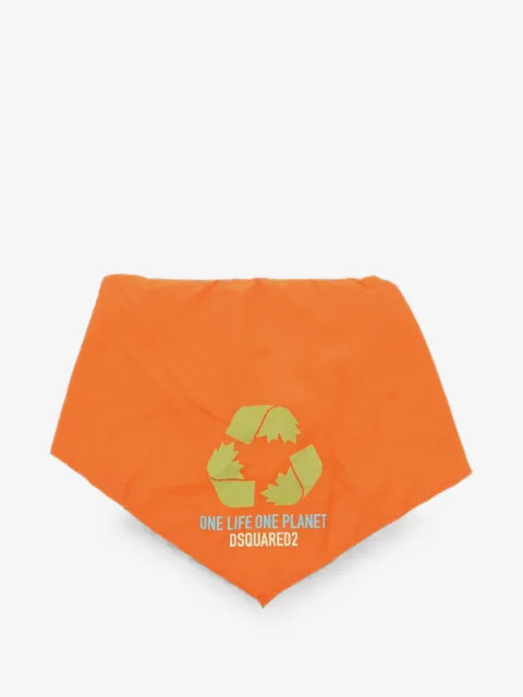 DSQUARED2 Gefütterter Schal mit Logo-Print