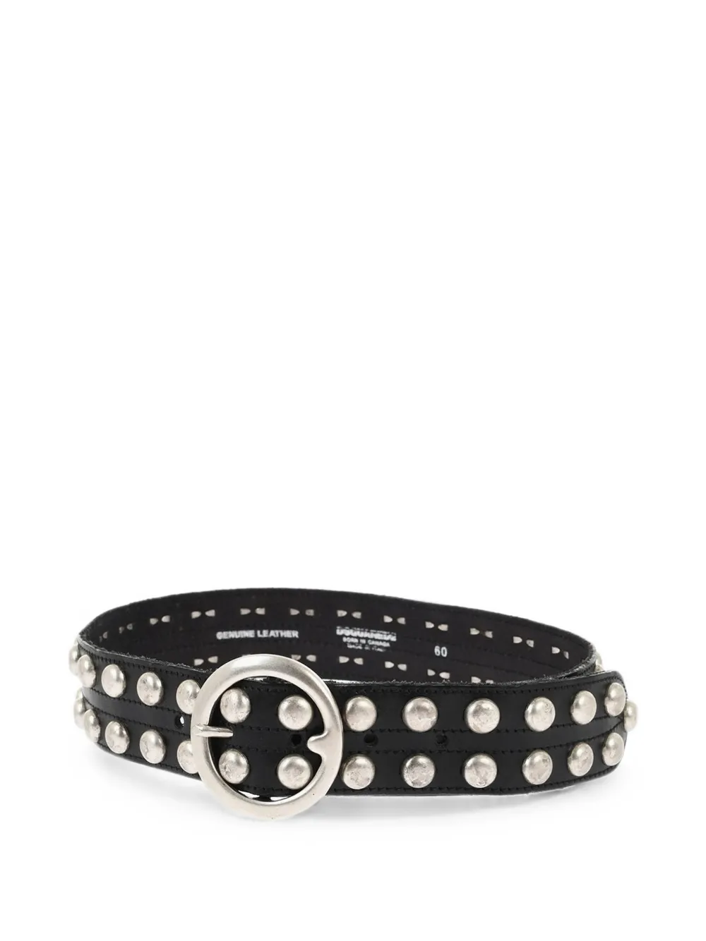 DSQUARED2 stud-embellished leather belt - Schwarz