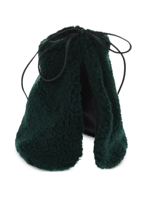 DSQUARED2 faux-shearling drawstring scarf