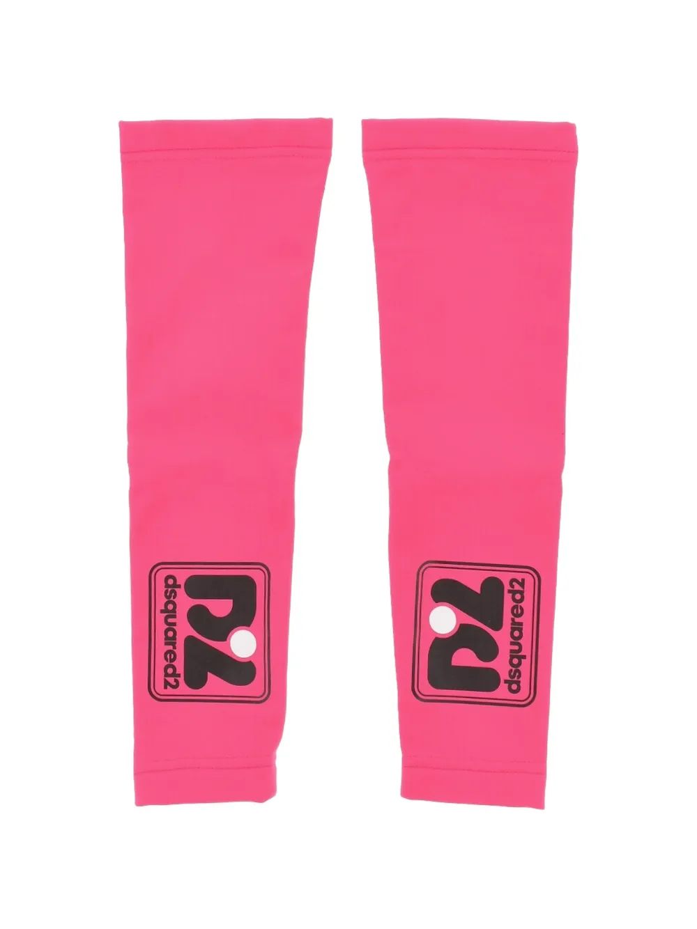 DSQUARED2 logo-print arm warmers - Rosa
