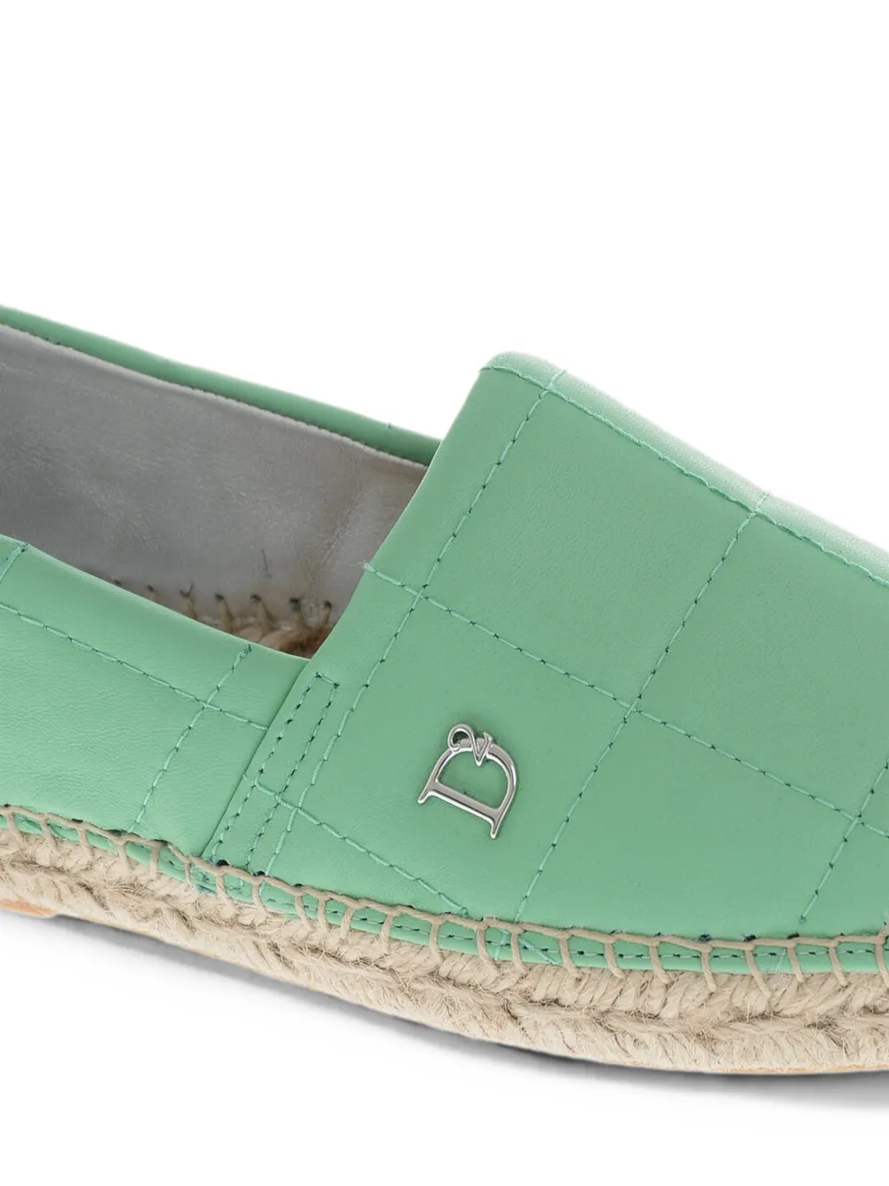 DSQUARED2 leather espadrilles Groen