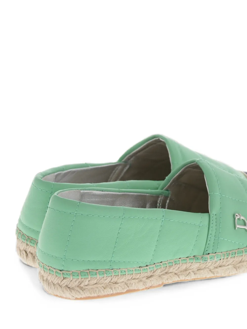 DSQUARED2 leather espadrilles Groen