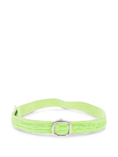 DSQUARED2 Twin Beach logo-embossed terry belt