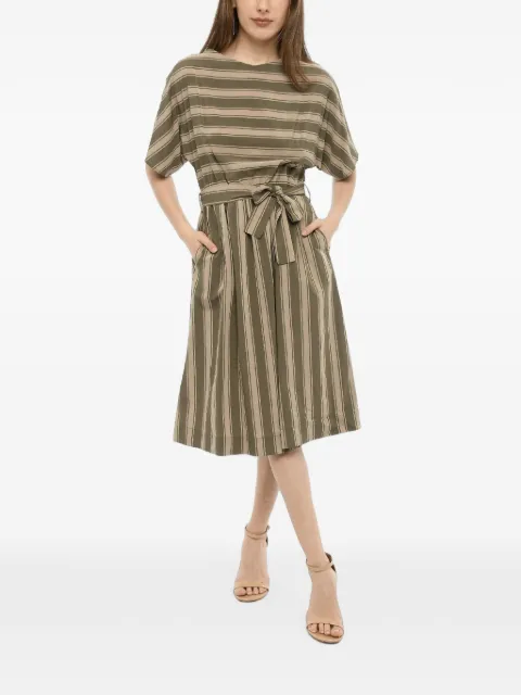 Woolrich robe mi-longue Bayadere à rayures