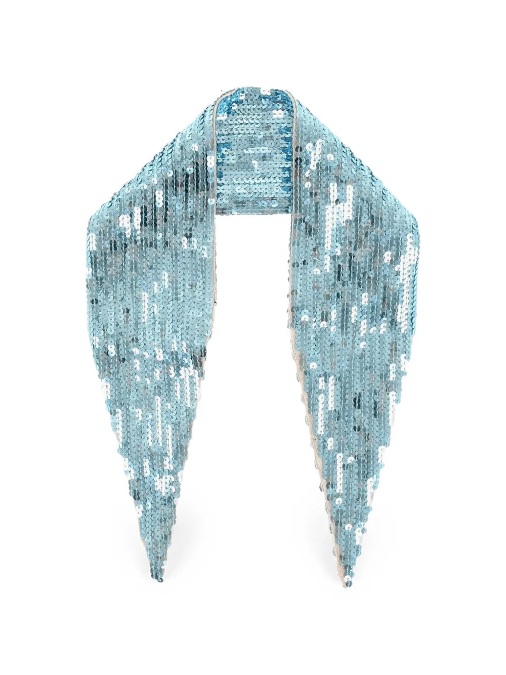DSQUARED2 sequin-embellished scarf - Blau
