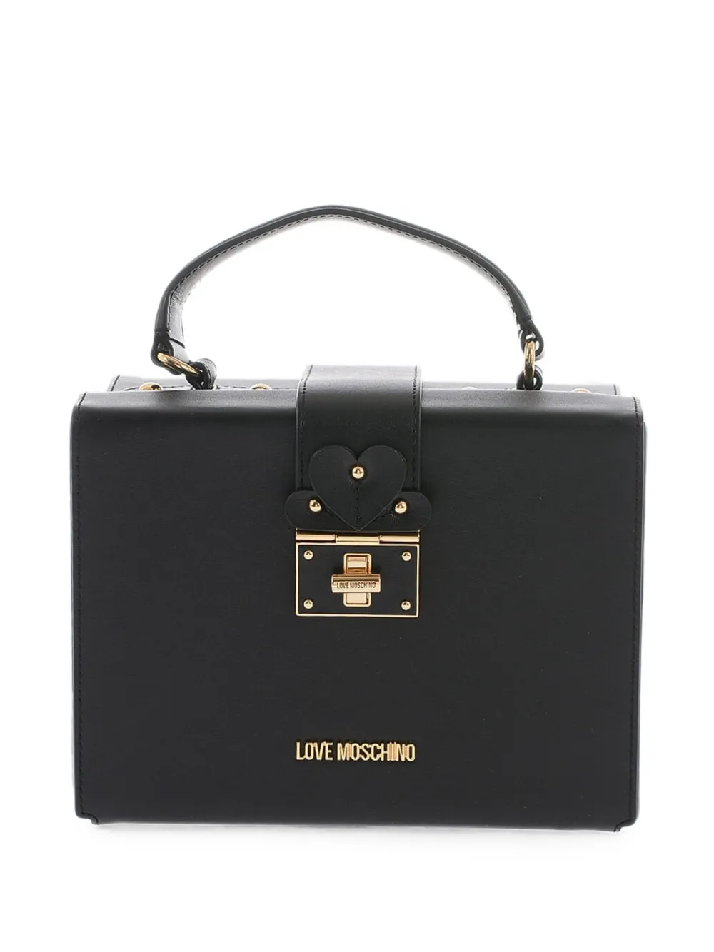 Moschino heart-motif tote bag - Black